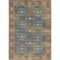 Homeroots 5 x 7 ft. Jute Blue & Red Area Rug 352369 - alternate 1
